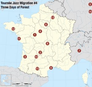 Lire la suite à propos de l’article Tournée Jazz Migration #4 – Three Days of Forest