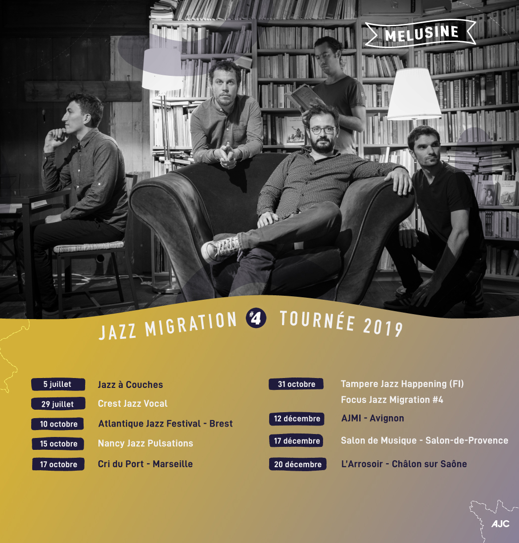 Lire la suite à propos de l’article Melusine – Tournée Jazz Migration #4