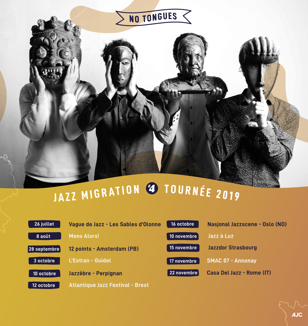 Lire la suite à propos de l’article No Tongues – Tournée Jazz Migration #4